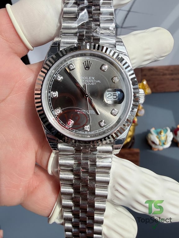 Rolex Datejust 41 Grey Diamond Dial - 15