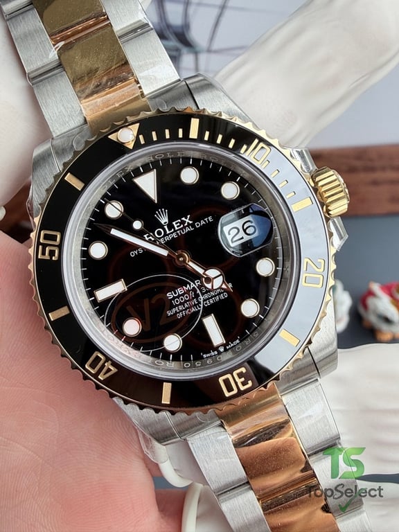 Rolex Submarine Date Two-Tone Black Dial - 2