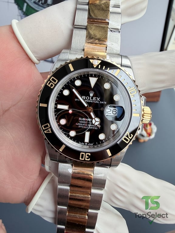 Rolex Submarine Date Two-Tone Black Dial - 13