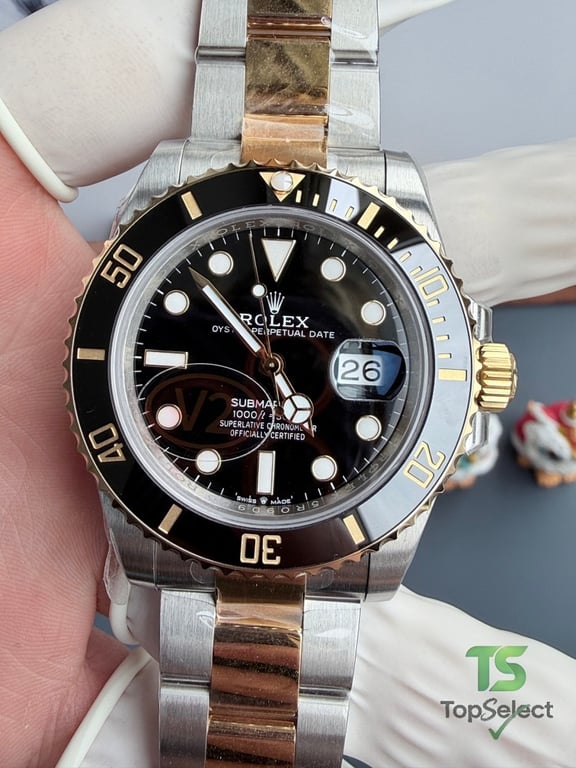 Rolex Submarine Date Two-Tone Black Dial - 15