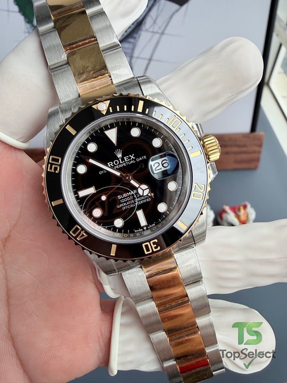 Rolex Submarine Date Two-Tone Black Dial - 16