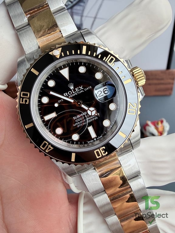 Rolex Submarine Date Two-Tone Black Dial - 7