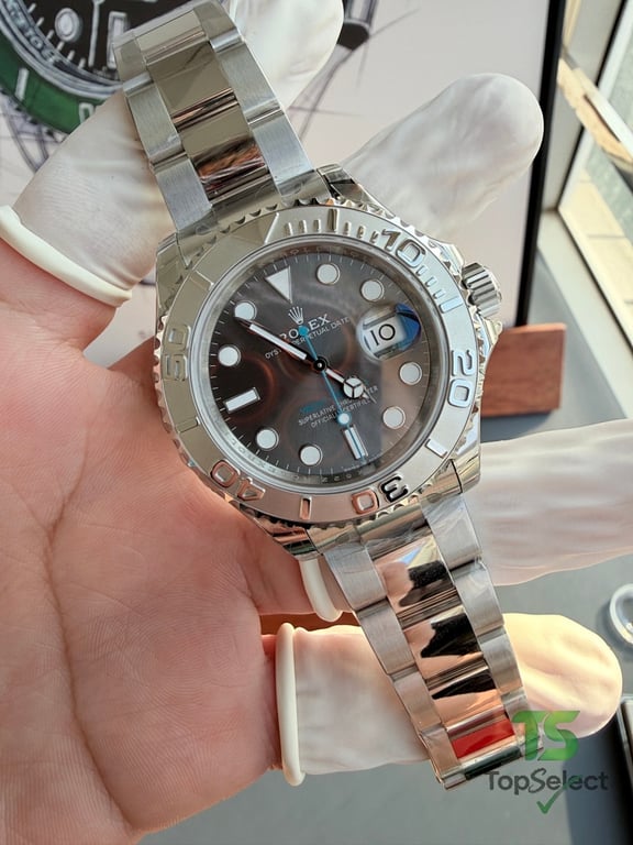 Rolex Yacht-Master Grey Dial Blue Hand - 2