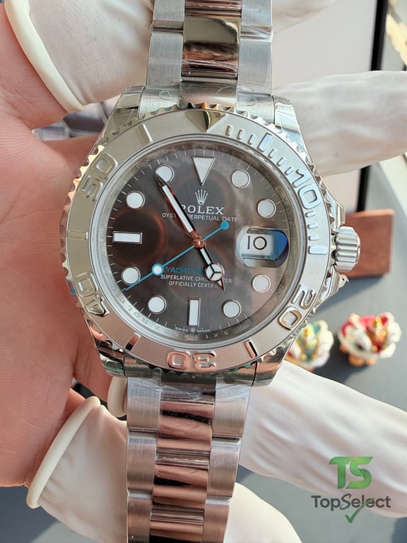 Rolex Yacht-Master Grey Dial Blue Hand - 19