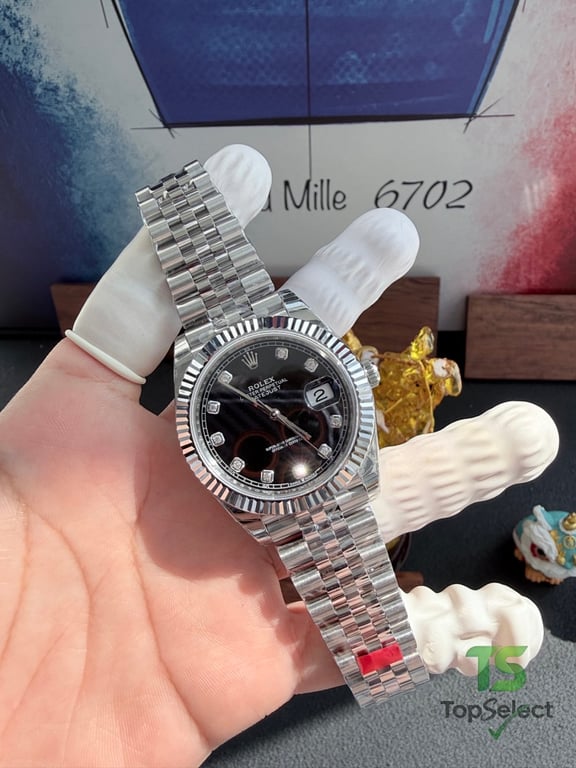 Rolex Datejust 41 Black Diamond Dial Jubilee - 2