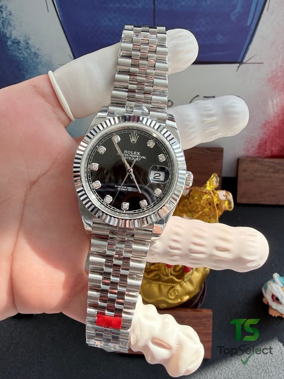 Rolex Datejust 41 Black Diamond Dial Jubilee - 18