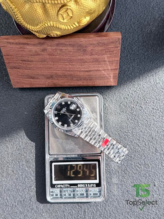 Rolex Datejust 41 Black Diamond Dial Jubilee - 6