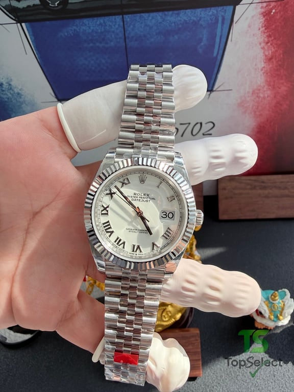 Rolex Datejust 41 White Roman Dial - 17