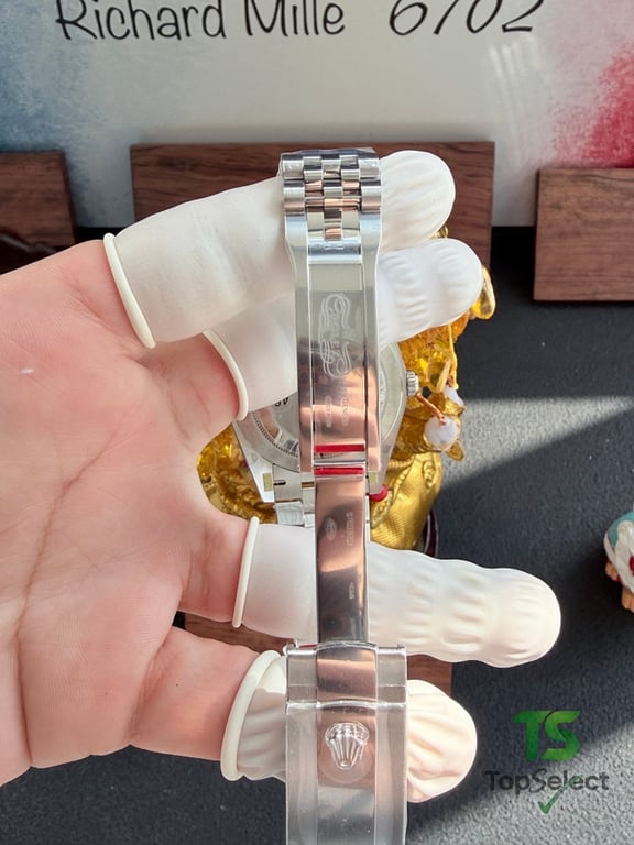Rolex Datejust 41 Blue Dial Diamond Markers - 5