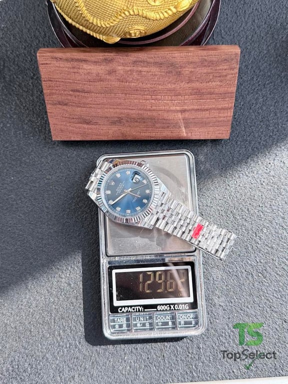 Rolex Datejust 41 Blue Dial Diamond Markers - 7