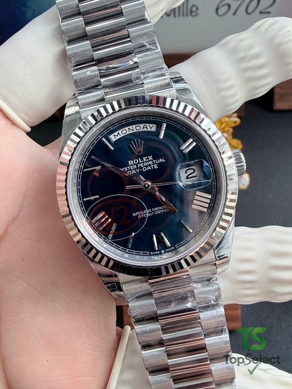 Rolex Day-Date Oyster Perpetual Blue Dial - 11