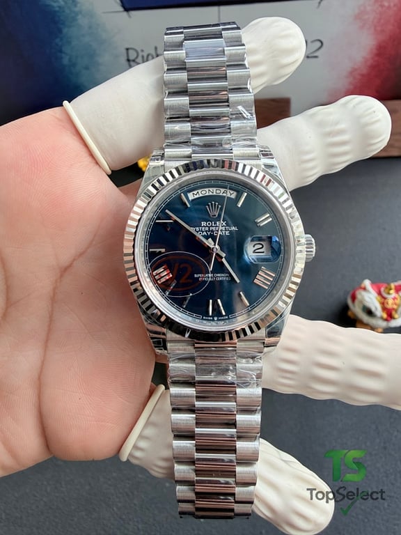 Rolex Day-Date Oyster Perpetual Blue Dial - 3