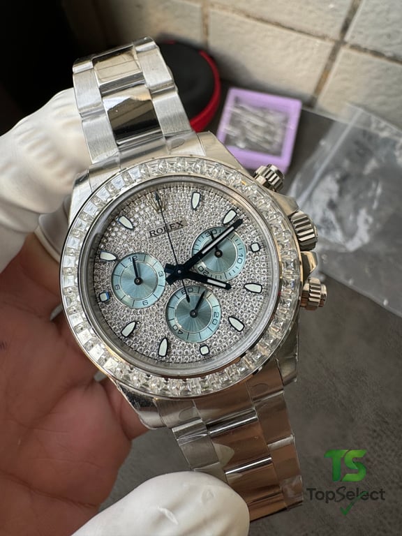 Rolex Daytona 116576 Moissanite Iced Out - 14