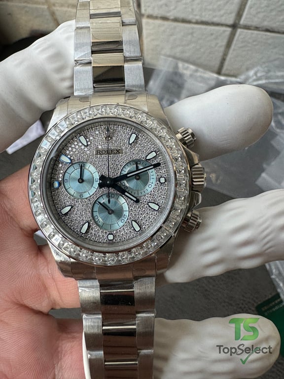Rolex Daytona 116576 Moissanite Iced Out - 15