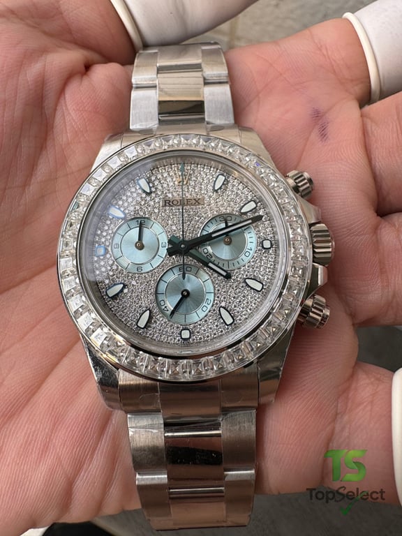 Rolex Daytona 116576 Moissanite Iced Out - 16