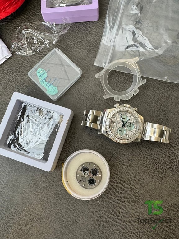 Rolex Daytona 116576 Moissanite Iced Out - 17