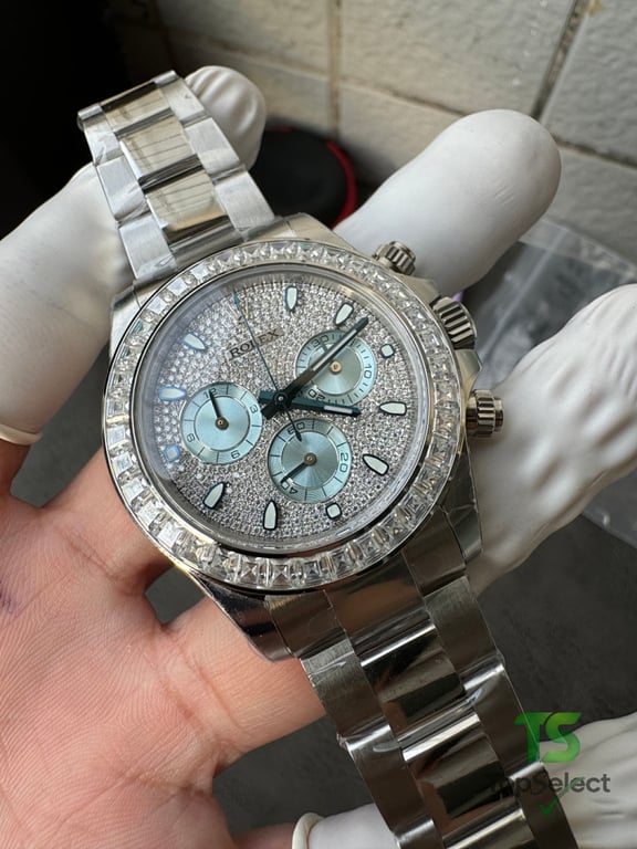Rolex Daytona 116576 Moissanite Iced Out - 18