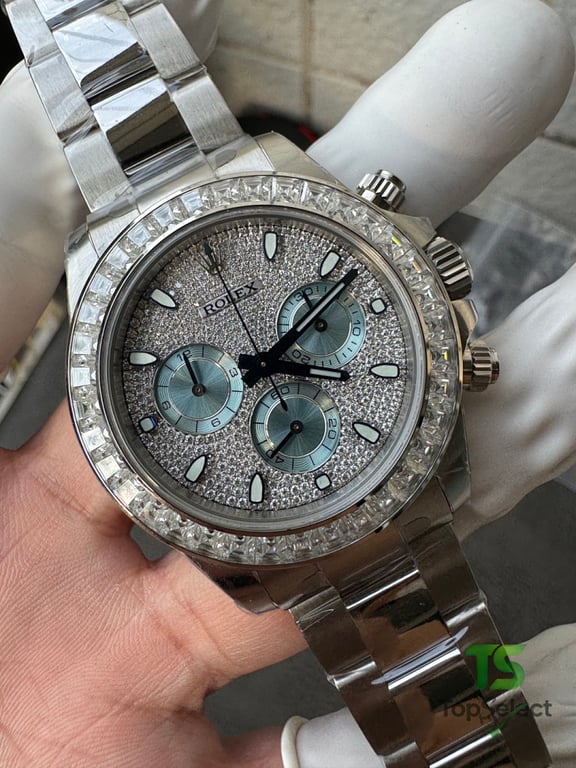 Rolex Daytona 116576 Moissanite Iced Out - 20