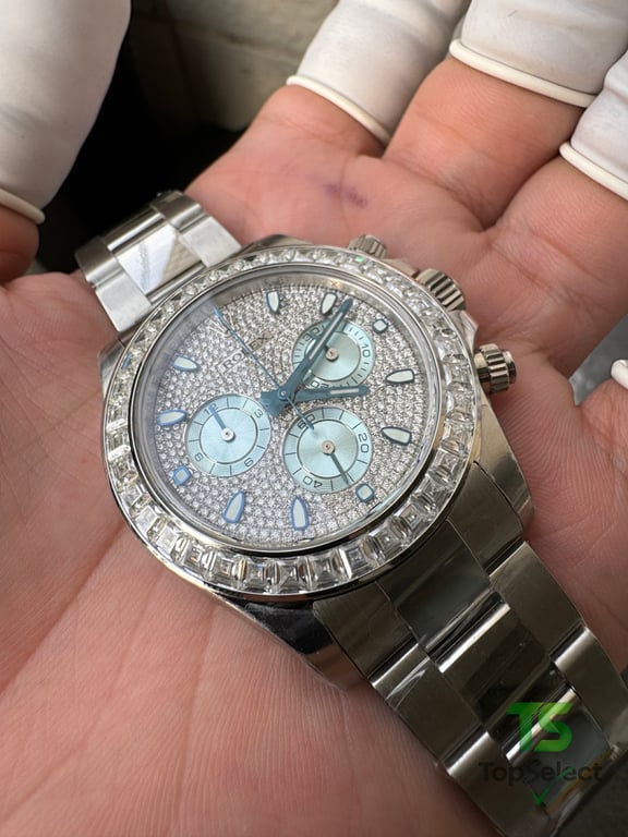 Rolex Daytona 116576 Moissanite Iced Out - 3
