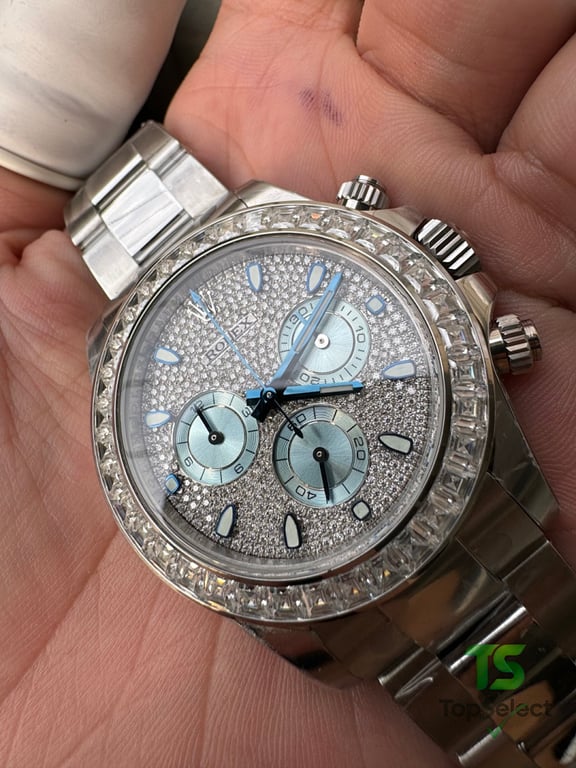 Rolex Daytona 116576 Moissanite Iced Out - 23