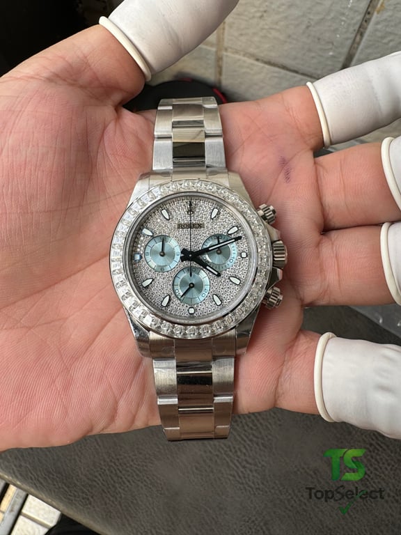 Rolex Daytona 116576 Moissanite Iced Out - 25