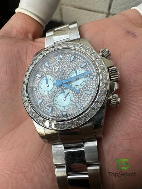 Rolex Daytona 116576 Moissanite Iced Out - 5