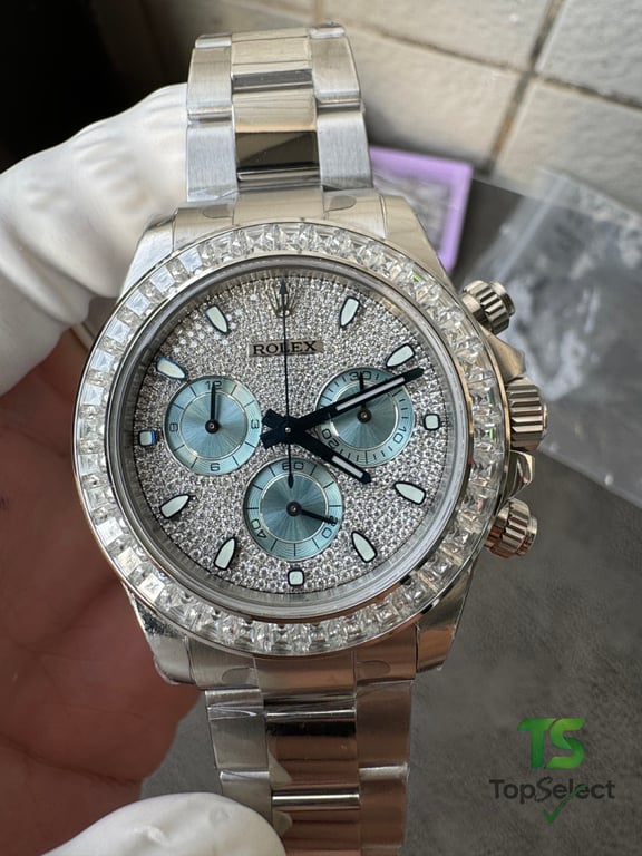 Rolex Daytona 116576 Moissanite Iced Out - 6