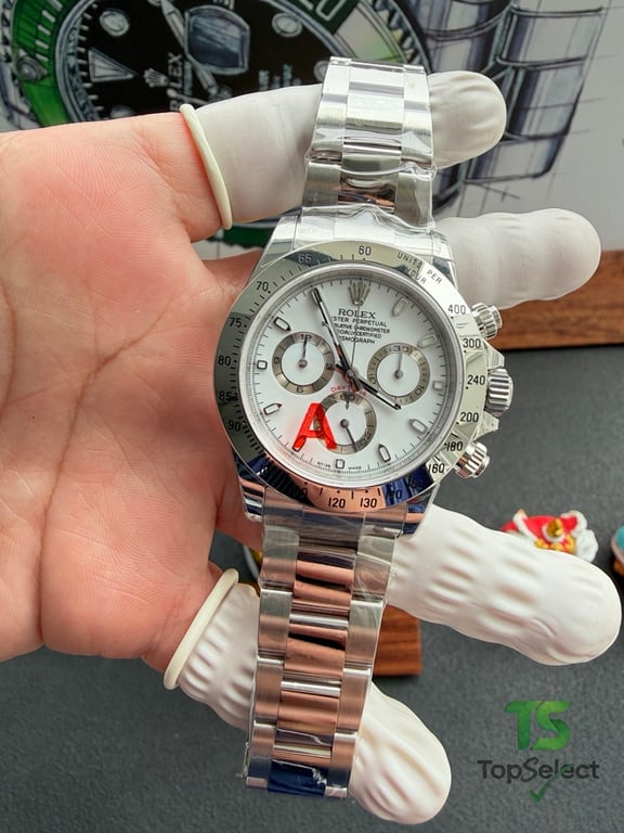 Rolex Cosmograph Daytona White Dial Steel - 17