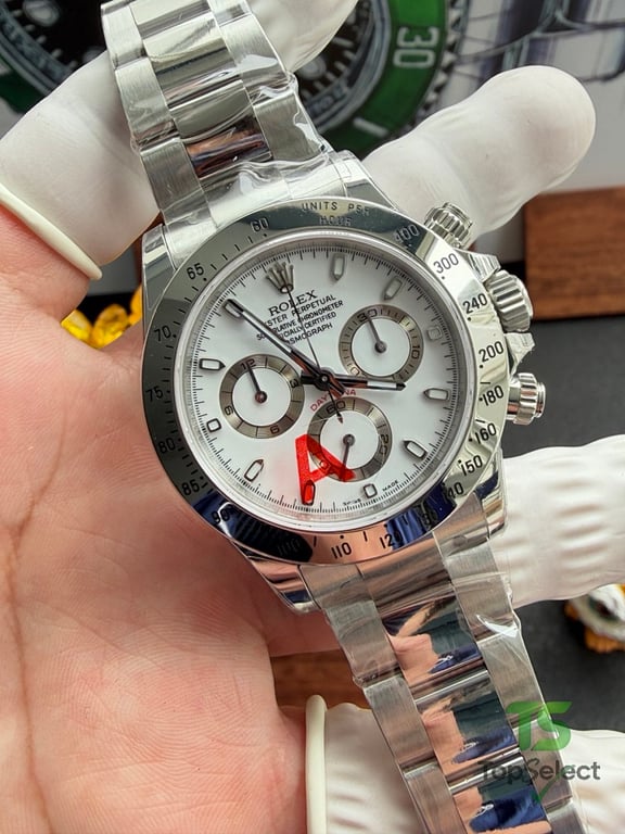 Rolex Cosmograph Daytona White Dial Steel - 4