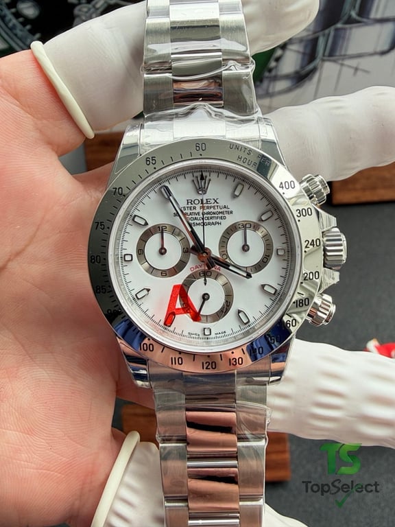 Rolex Cosmograph Daytona White Dial Steel - 8