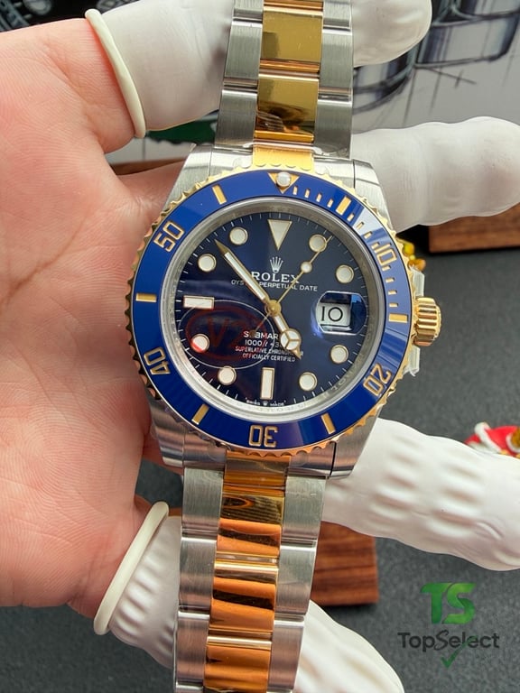 Rolex Submariner Date Blue Gold 41mm - 5