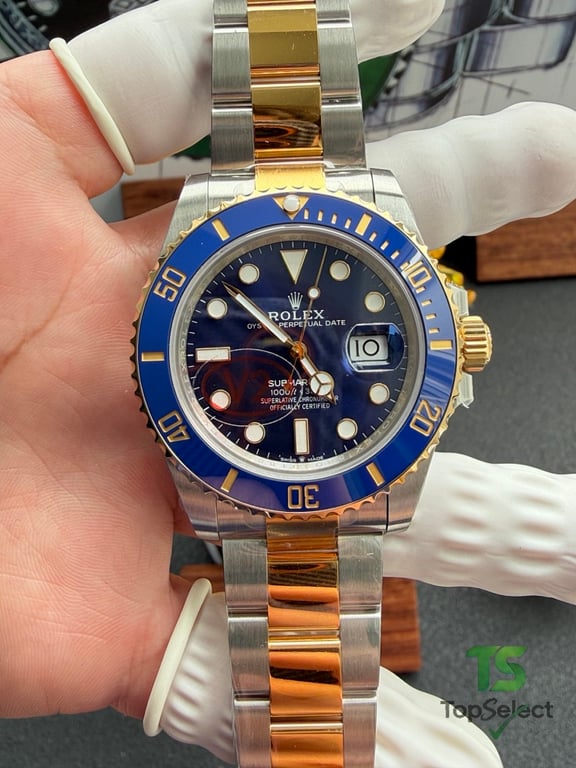 Rolex Submariner Date Blue Gold 41mm - 6