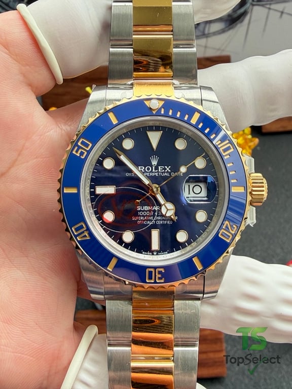 Rolex Submariner Date Blue Gold 41mm - 7