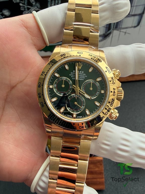 Rolex Cosmograph Daytona Gold Green Dial - 19