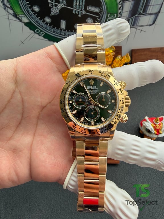 Rolex Cosmograph Daytona Gold Green Dial - 20