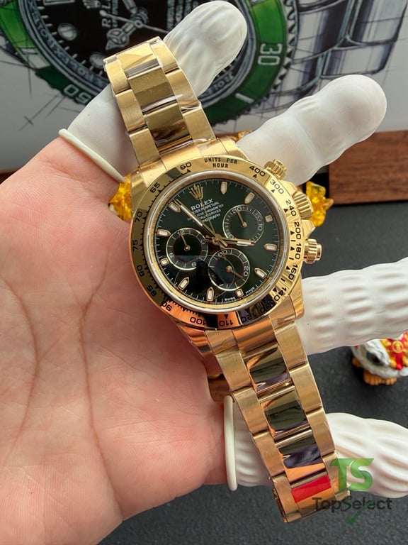Rolex Cosmograph Daytona Gold Green Dial - 21