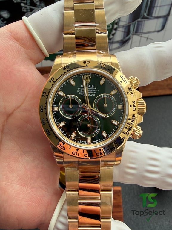 Rolex Cosmograph Daytona Gold Green Dial - 23