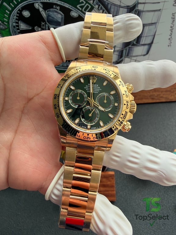 Rolex Cosmograph Daytona Gold Green Dial - 26