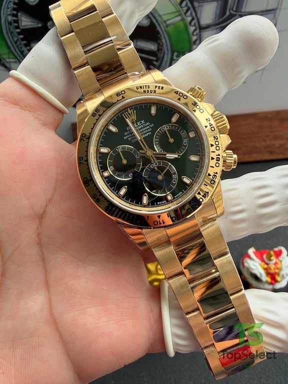 Rolex Cosmograph Daytona Gold Green Dial - 28