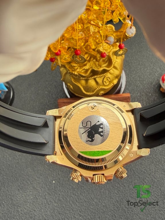 Rolex Daytona Gold Black Oysterflex - 11
