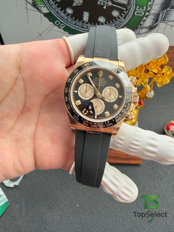 Rolex Cosmograph Daytona Rose Gold Black Dial - 19