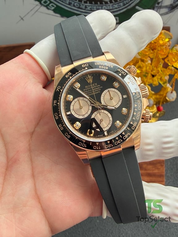 Rolex Cosmograph Daytona Rose Gold Black Dial - 5
