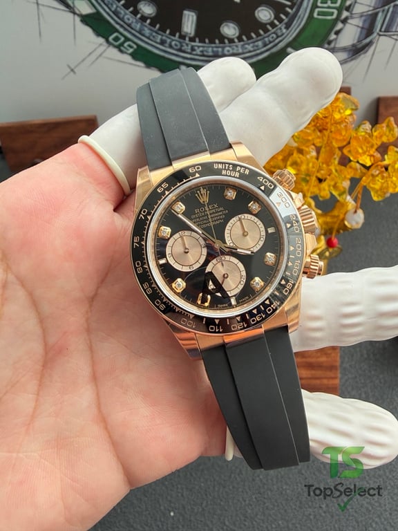 Rolex Cosmograph Daytona Rose Gold Black Dial - 9