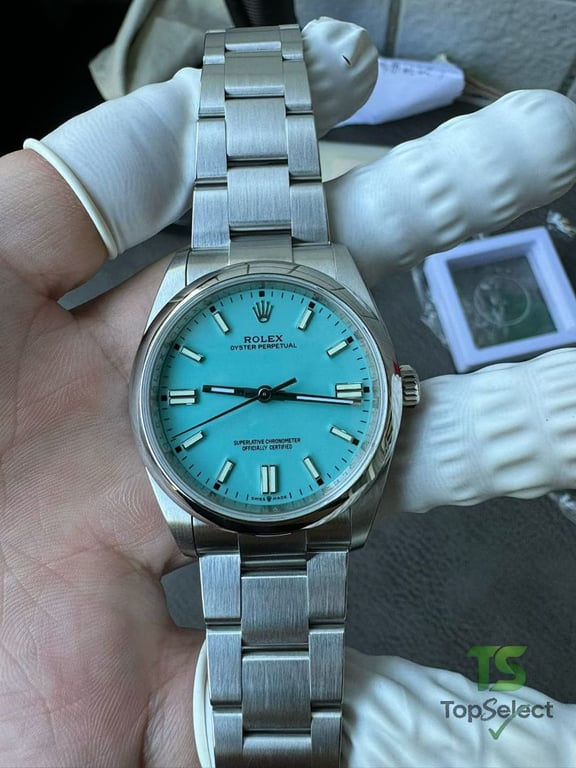 Rolex Oyster Perpetual 36 Tiffany Blue - 5