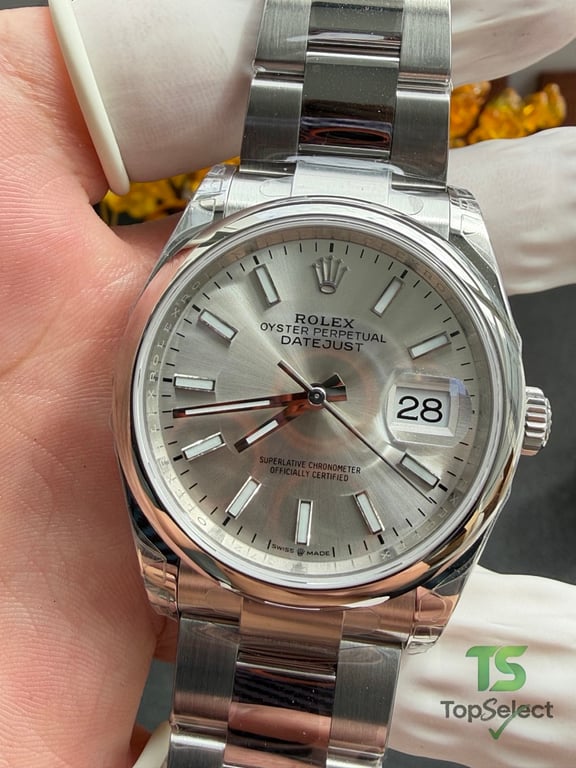 Rolex Datejust 36 Silver Dial Oyster Bracelet - 4