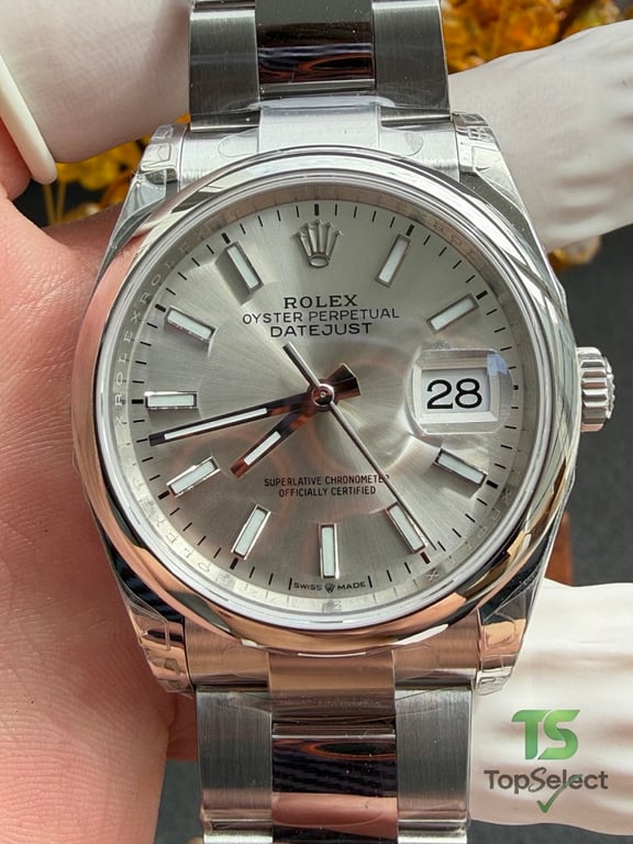 Rolex Datejust 36 Silver Dial Oyster Bracelet - 5