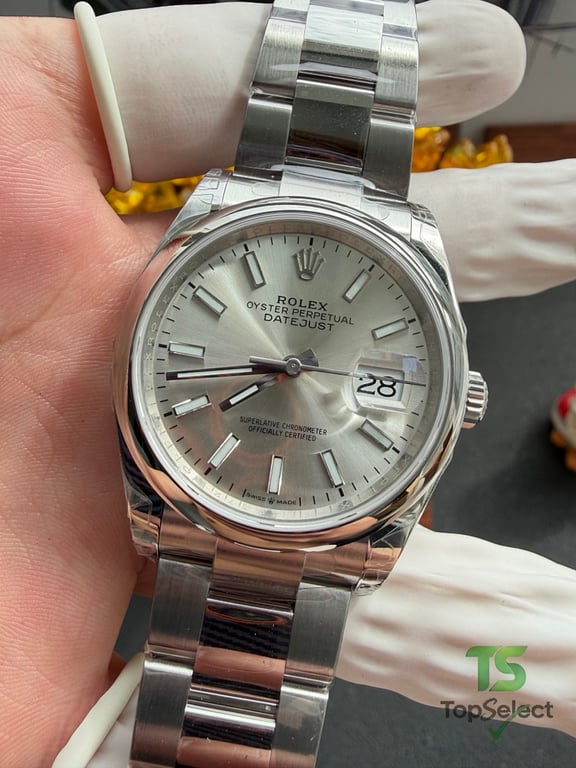 Rolex Datejust 36 Silver Dial Oyster Bracelet - 6