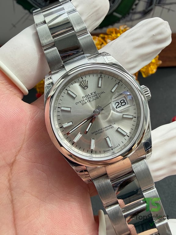 Rolex Datejust 36 Silver Dial Oyster Bracelet - 7