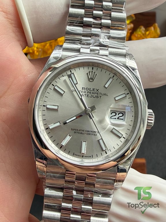 Rolex Datejust 36 Silver Dial Jubilee Bracelet - 2