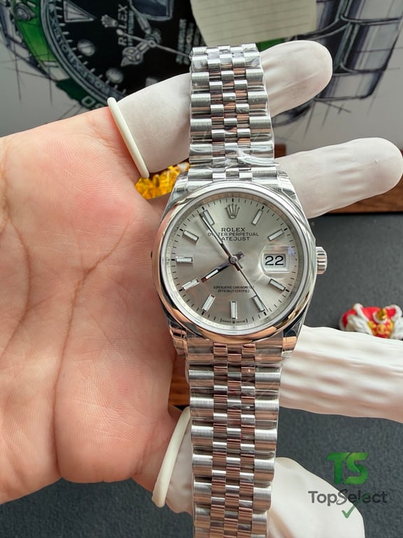 Rolex Datejust 36 Silver Dial Jubilee Bracelet - 14